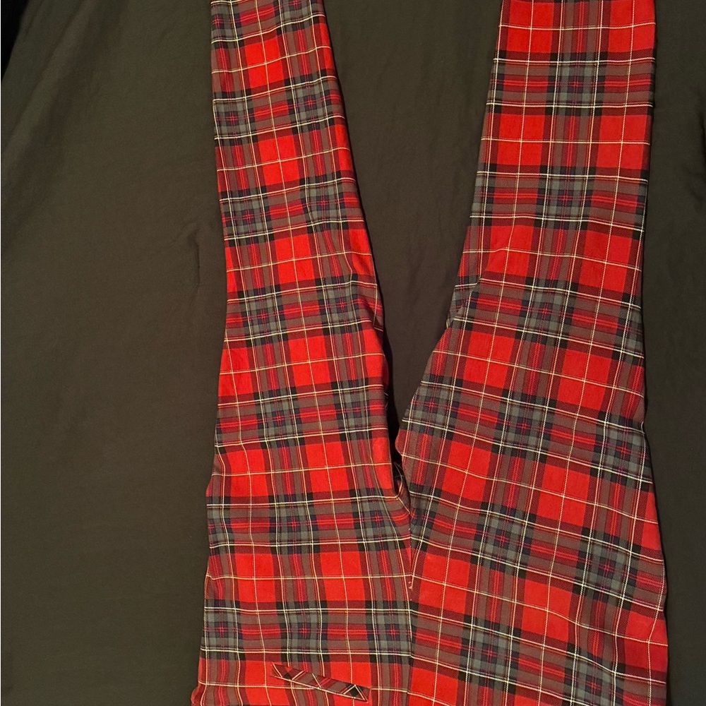 Red Plaid Scarf